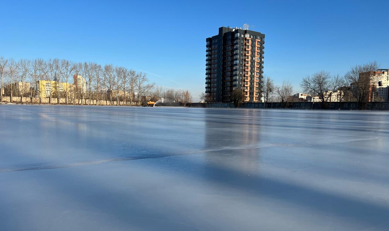 В Перми 30 ноября откроют ледовый каток на стадионе «Трудовые резервы»
