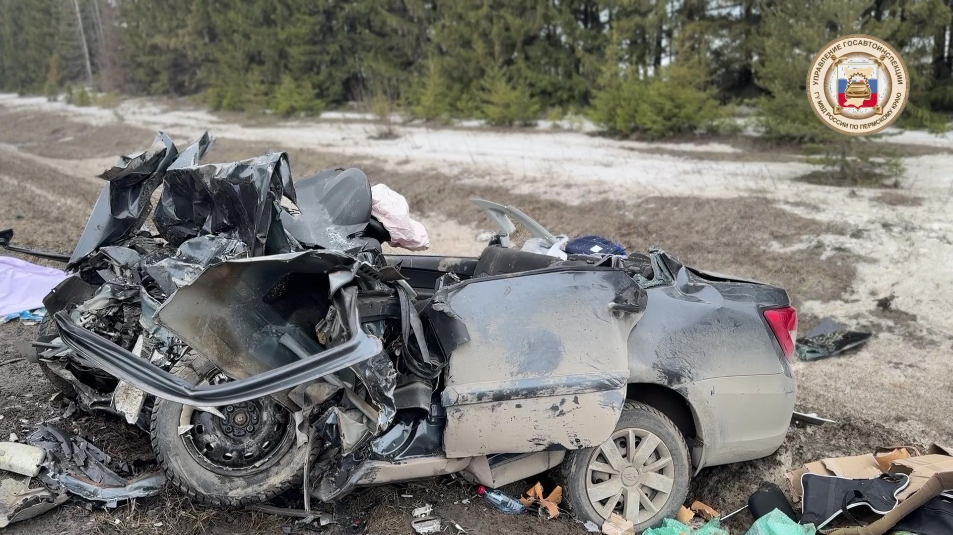В Пермском крае на трассе в ДТП погибли три человека