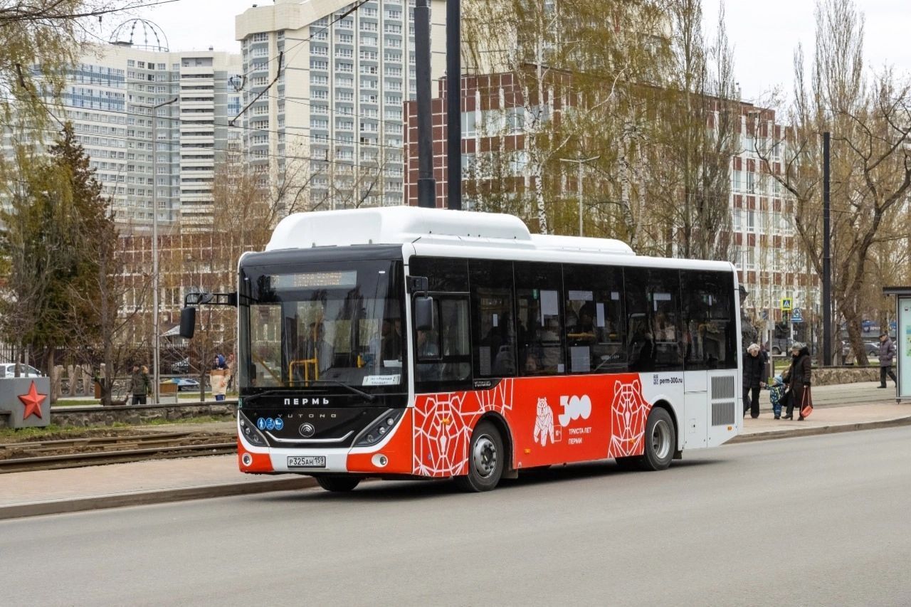 В Перми на маршруте №33 запустили китайский автобус
